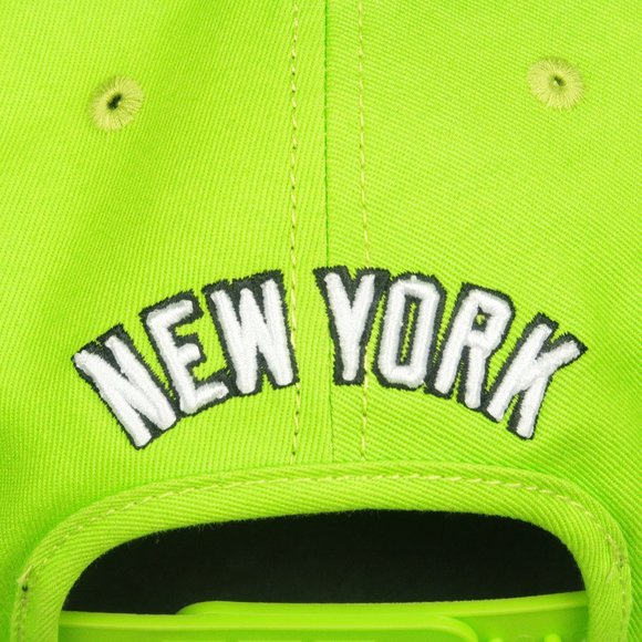 Pro Standard New York Yankees Subway Series Snapback Hat in Lime Green - Picture 8 of 12